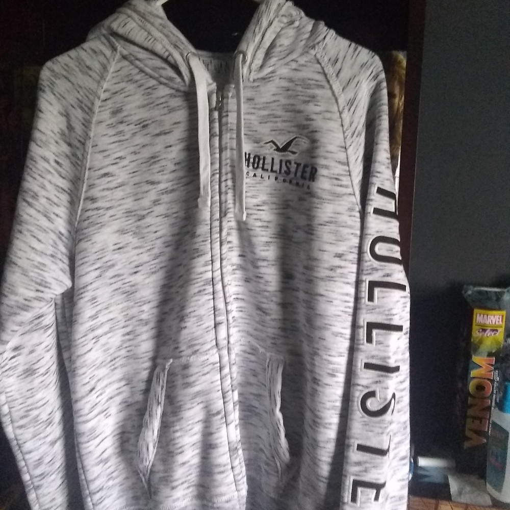 White Hollister jacket